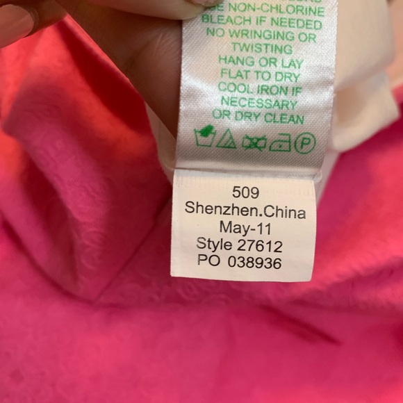 Lilly Pulitzer Pink Blossom Sleeveless Dress - Picture 8 of 8